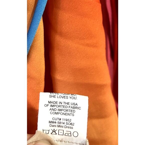 Show Me Your Mumu Dani Mini Dress Sunset Ombre XS - Picture 7 of 8